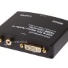 DVI конвертер & R / L стерео аудіо в HDMI